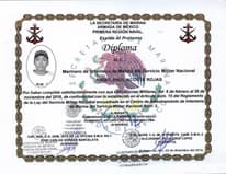 Diploma cartilla militar